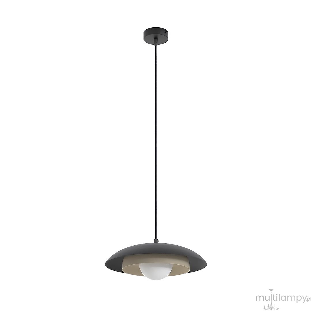 Skin lampa wisząca 1xG9 czarna/mokka 1604/1