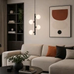 Anri lampa wisząca 4xG9 czarna 63447