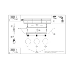 Yoli lampa sufitowa 3xG9 beżowa SL.2234