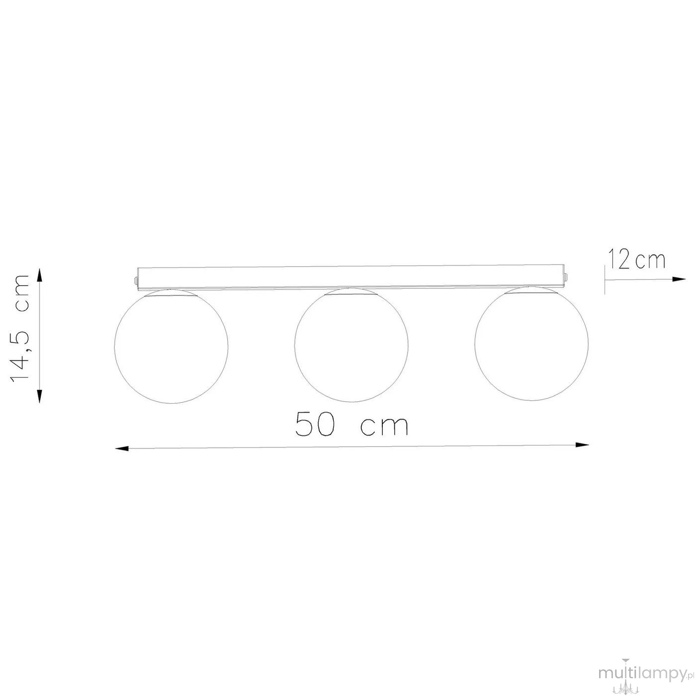 Yoli lampa sufitowa 3xG9 beżowa SL.2234
