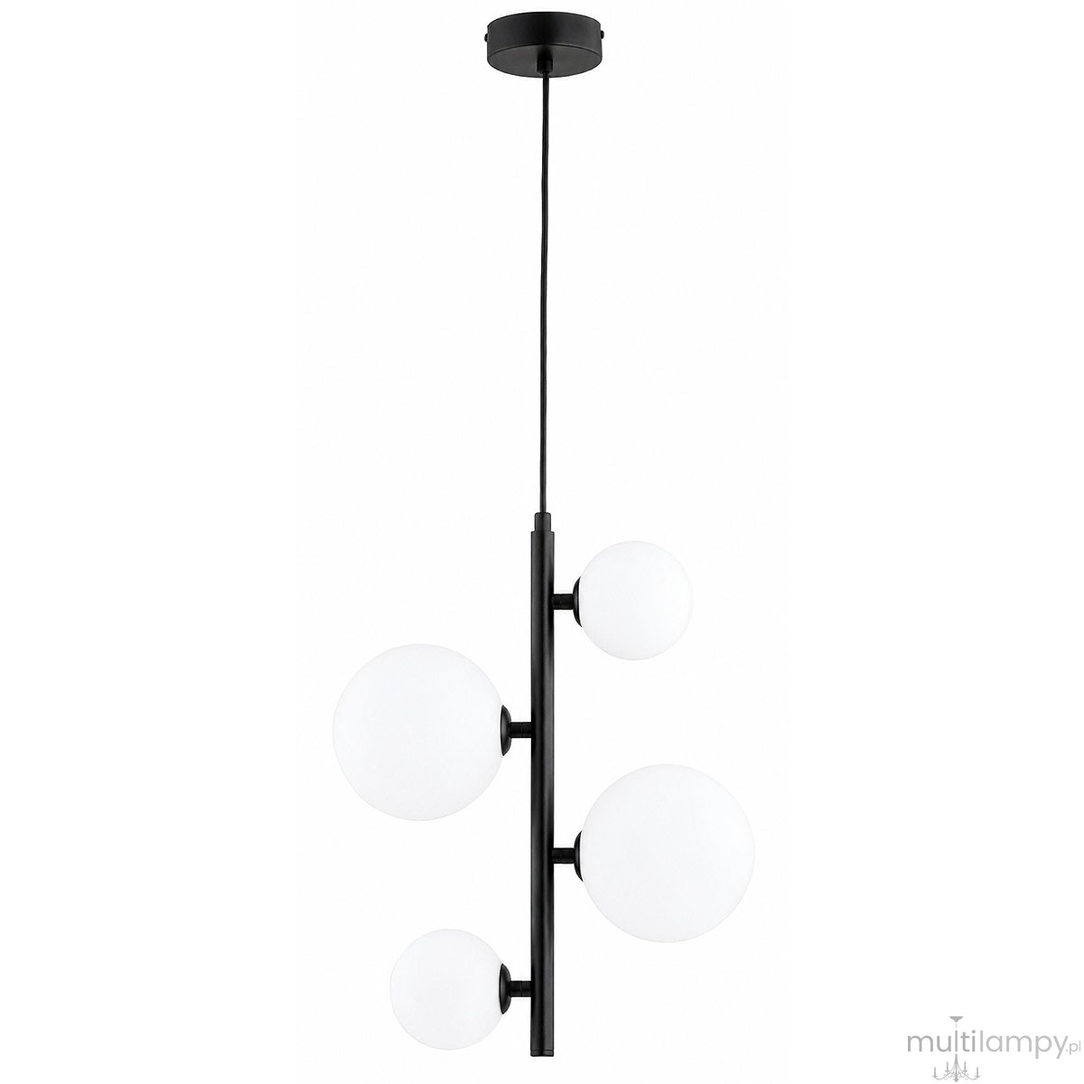 Anri II lampa wisząca 4xG9 czarna 63448