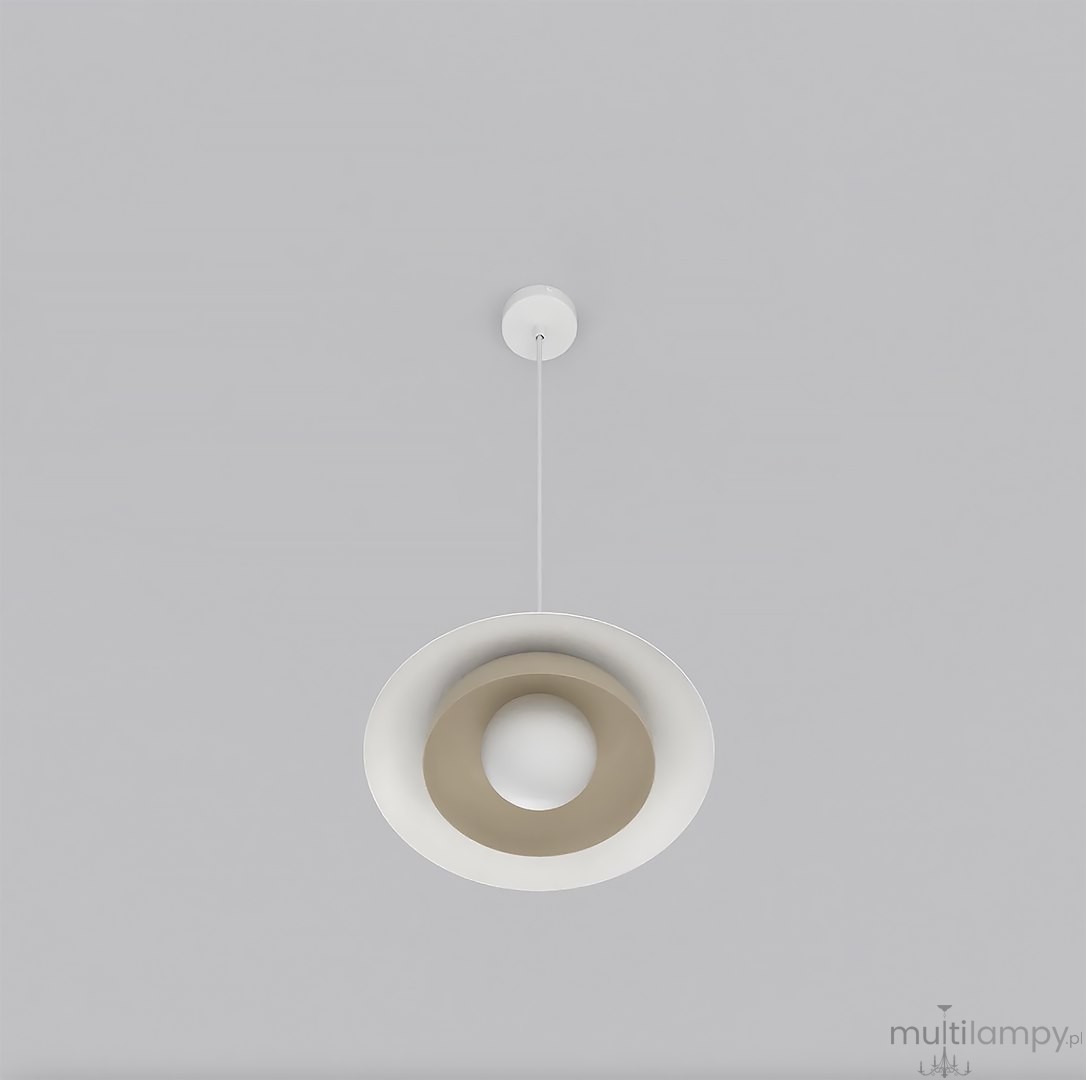 Skin lampa wisząca 1xG9 biała/mokka 1605/1