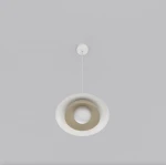 Skin lampa wisząca 1xG9 biała/mokka 1605/1