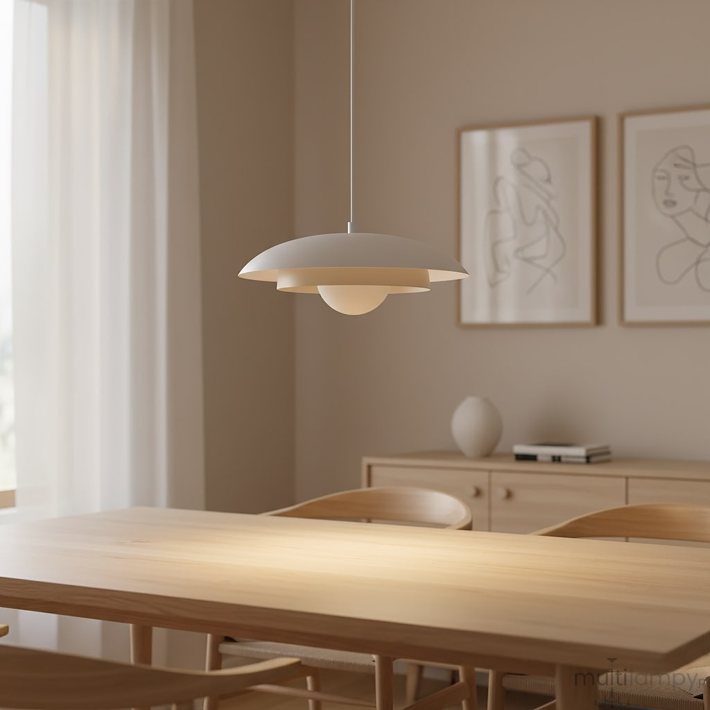 Skin lampa wisząca 1xG9 biała/mokka 1605/1