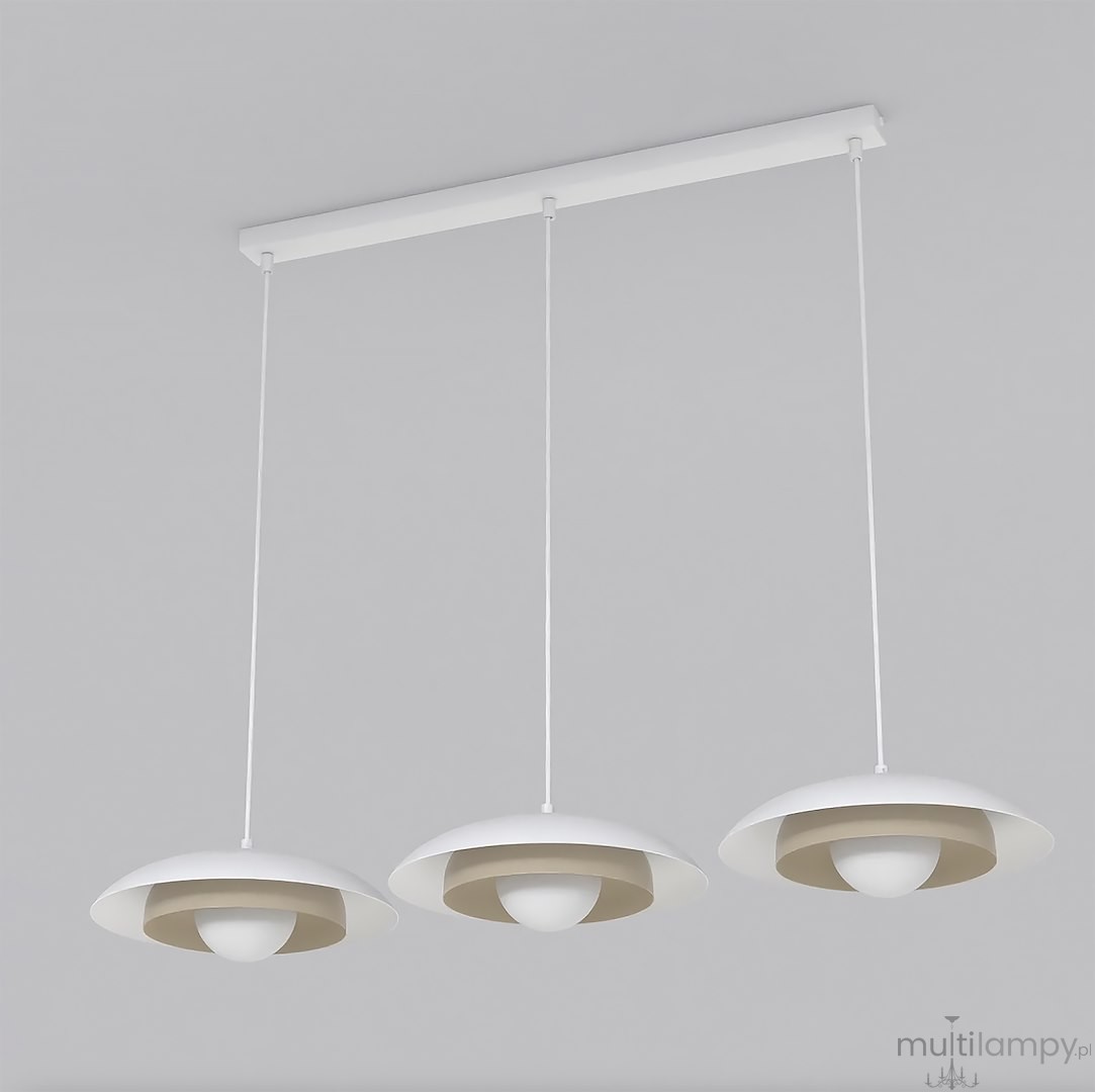 Skin lampa wisząca 3xG9 biała/mokka 1605/3