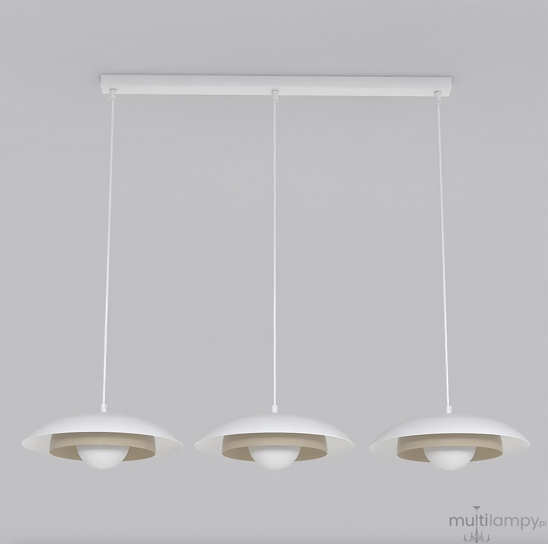 Skin lampa wisząca 3xG9 biała/mokka 1605/3