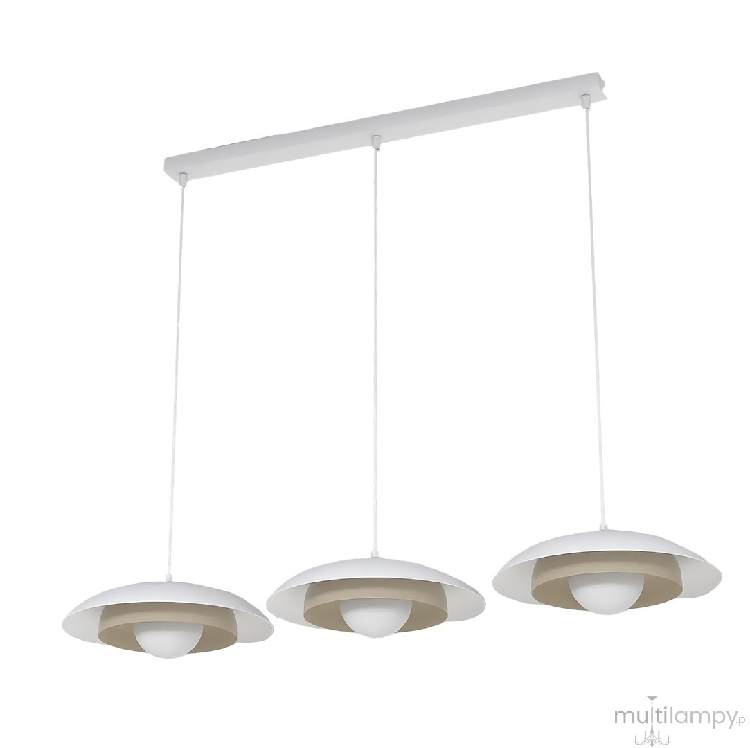 Skin lampa wisząca 3xG9 biała/mokka 1605/3