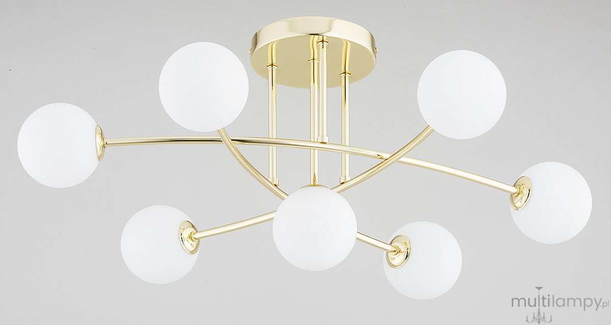 Lavinia lampa sufitowa 7xE27 złota 63463