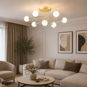 Lavinia lampa sufitowa 7xE27 złota 63463