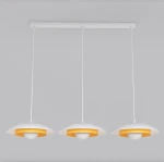 Skin lampa wisząca 3xG9 biała/pomarańcz 1606/3