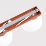 Yoli lampa sufitowa 2xG9 ochra czerwona SL.2245