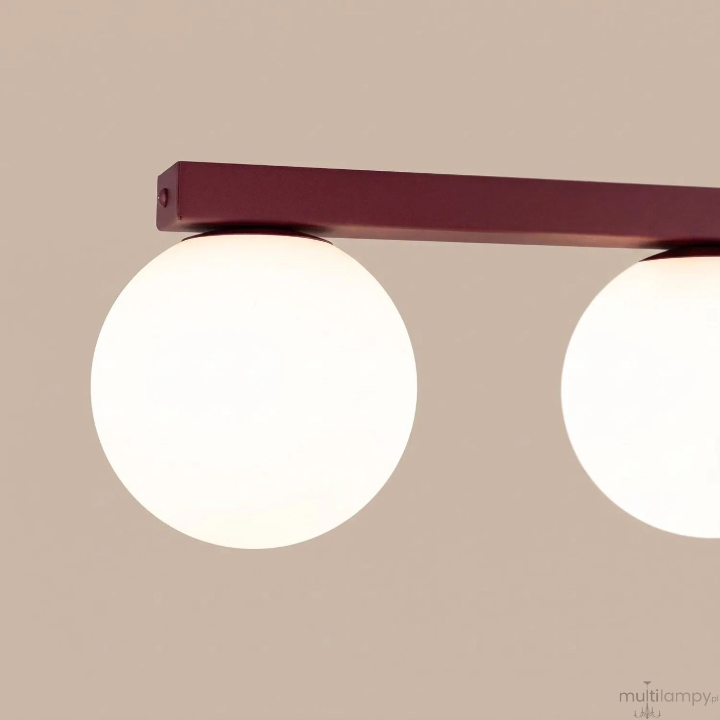 Yoli lampa sufitowa 4xG9 burgund SL.2253