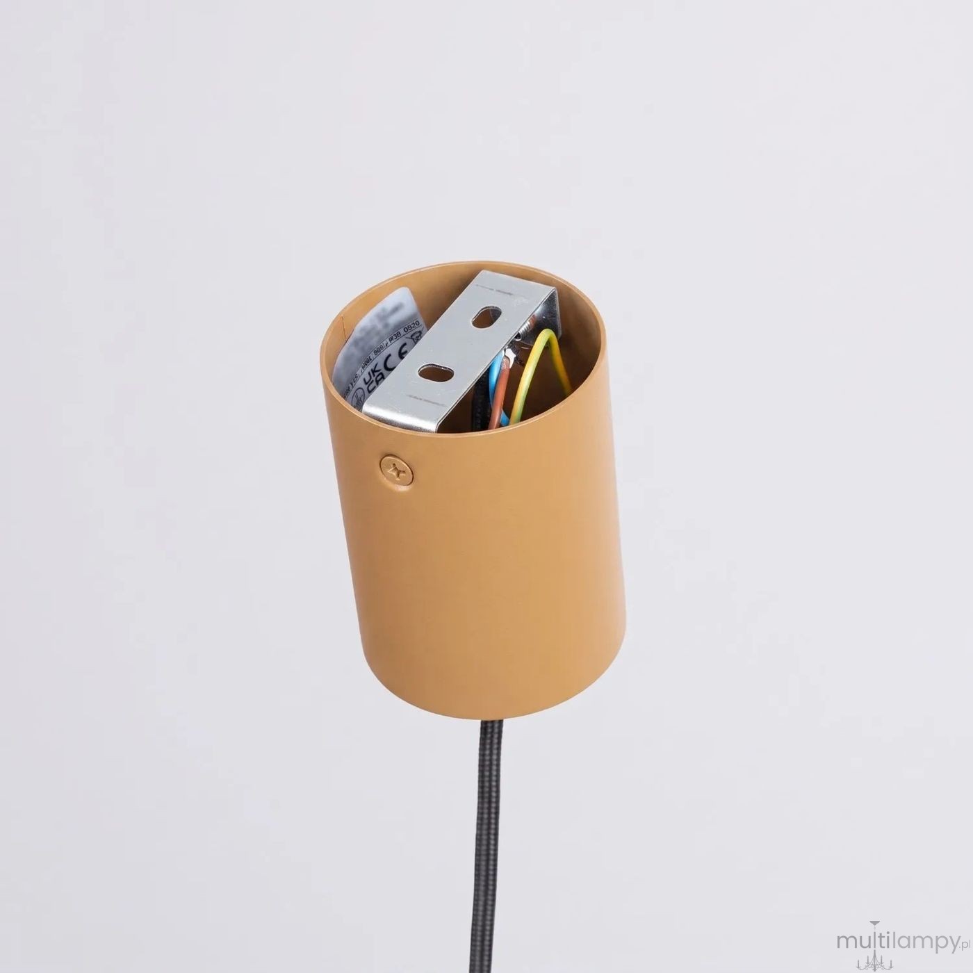 Nox D25 lampa wisząca E27 złota SL.2523