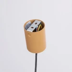 Nox D25 lampa wisząca E27 złota SL.2523
