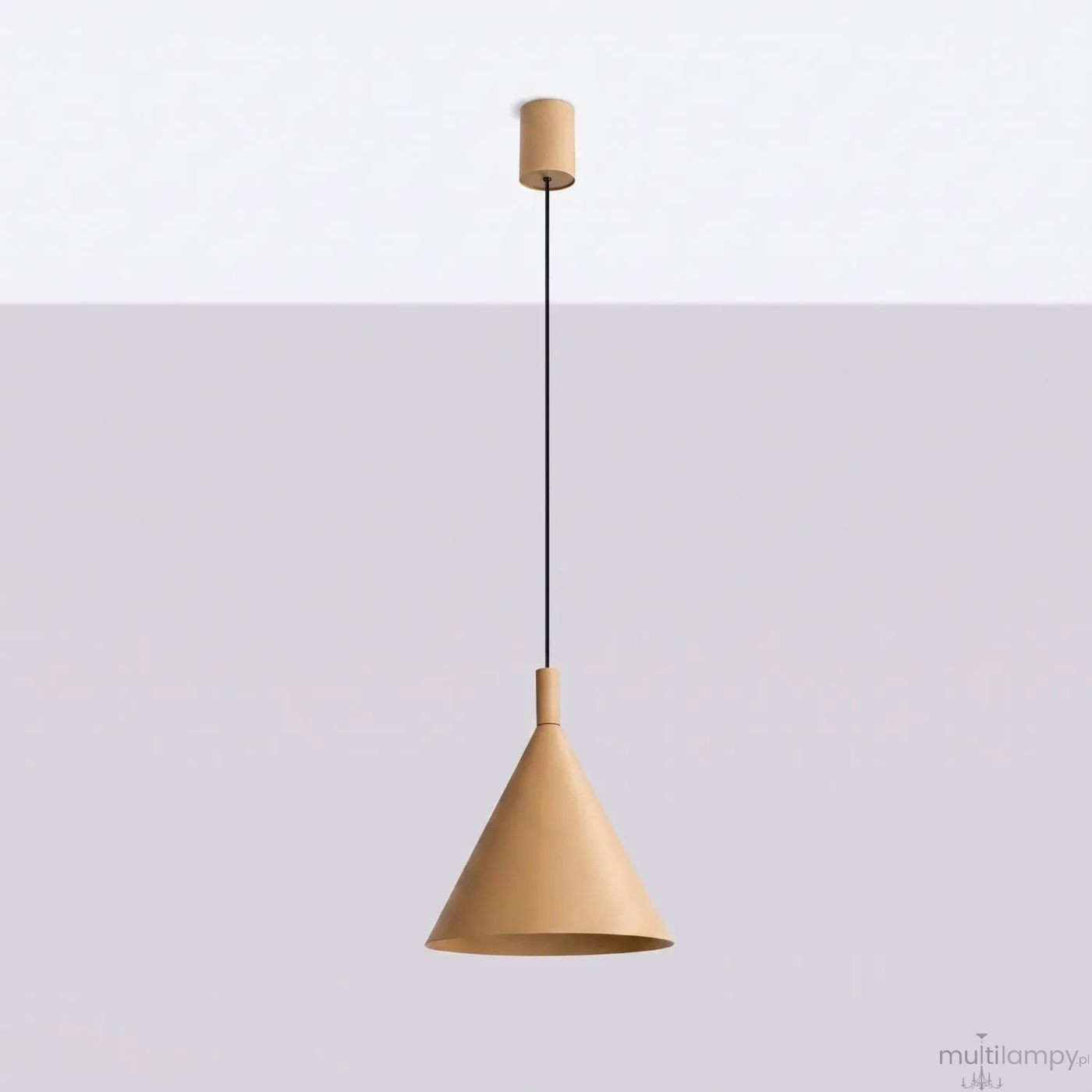 Nox D25 lampa wisząca E27 złota SL.2523