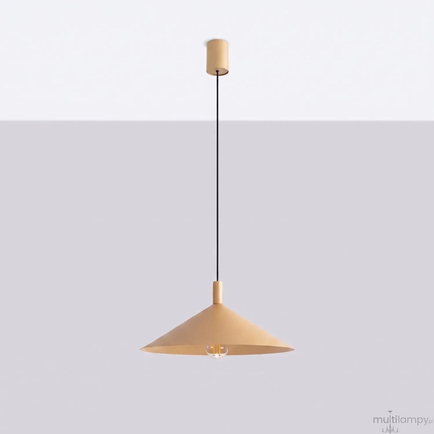 Nox D40 lampa wisząca E27 złota SL.2538