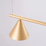 Nox 4L lampa wisząca 4xE14 złota SL.2553