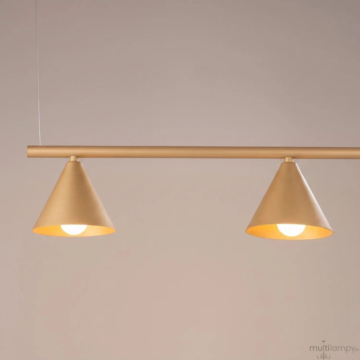 Nox 4L lampa wisząca 4xE14 złota SL.2553