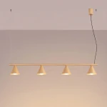 Nox 4L lampa wisząca 4xE14 złota SL.2553