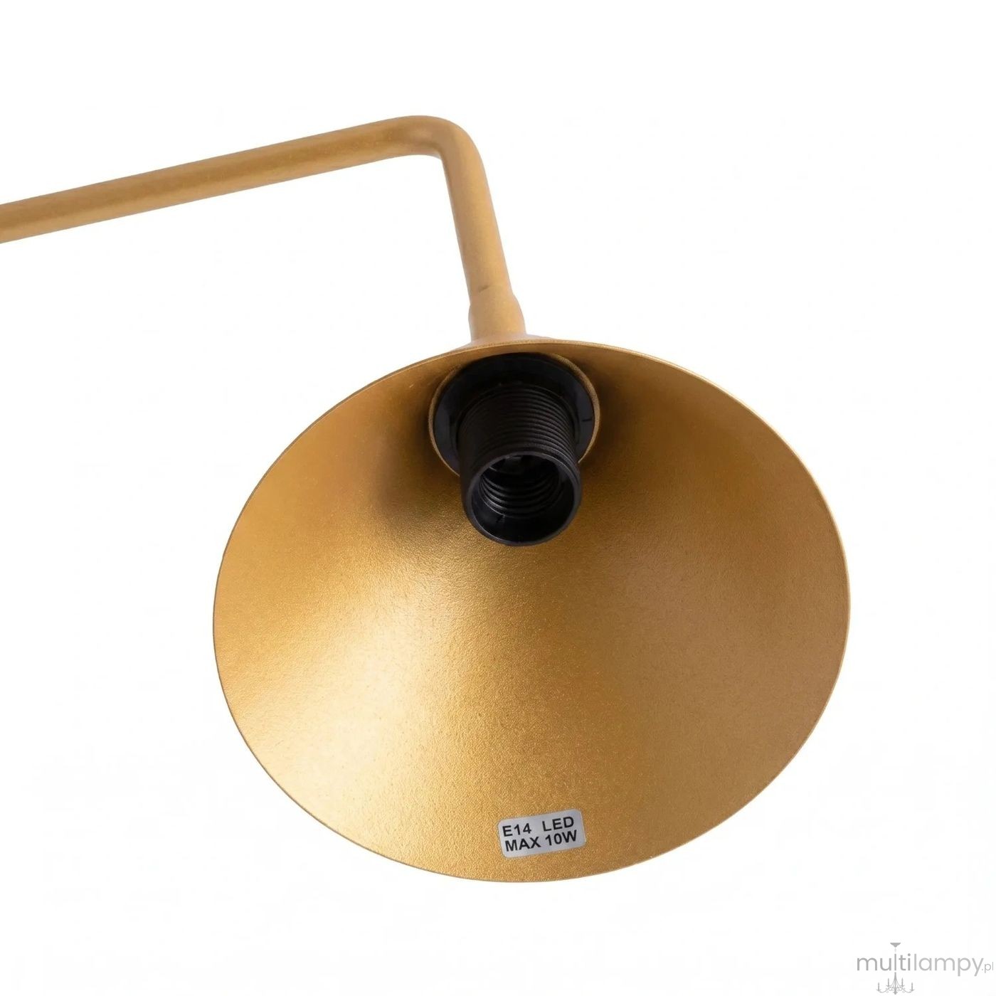 Nox lampa biurkowa E14 złota SL.2568