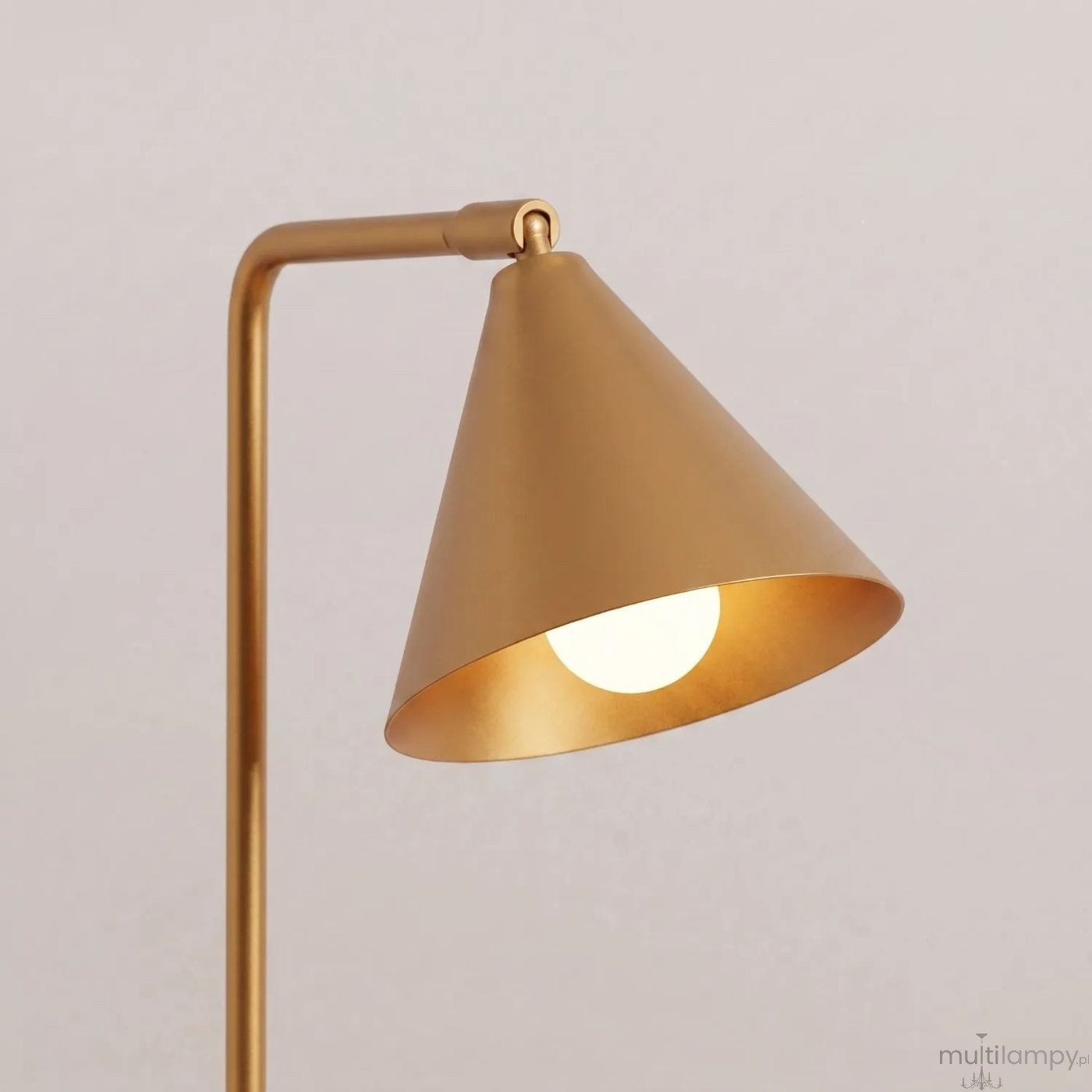 Nox lampa biurkowa E14 złota SL.2568