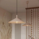Nox D40 lampa wisząca E27 taupe SL.2542