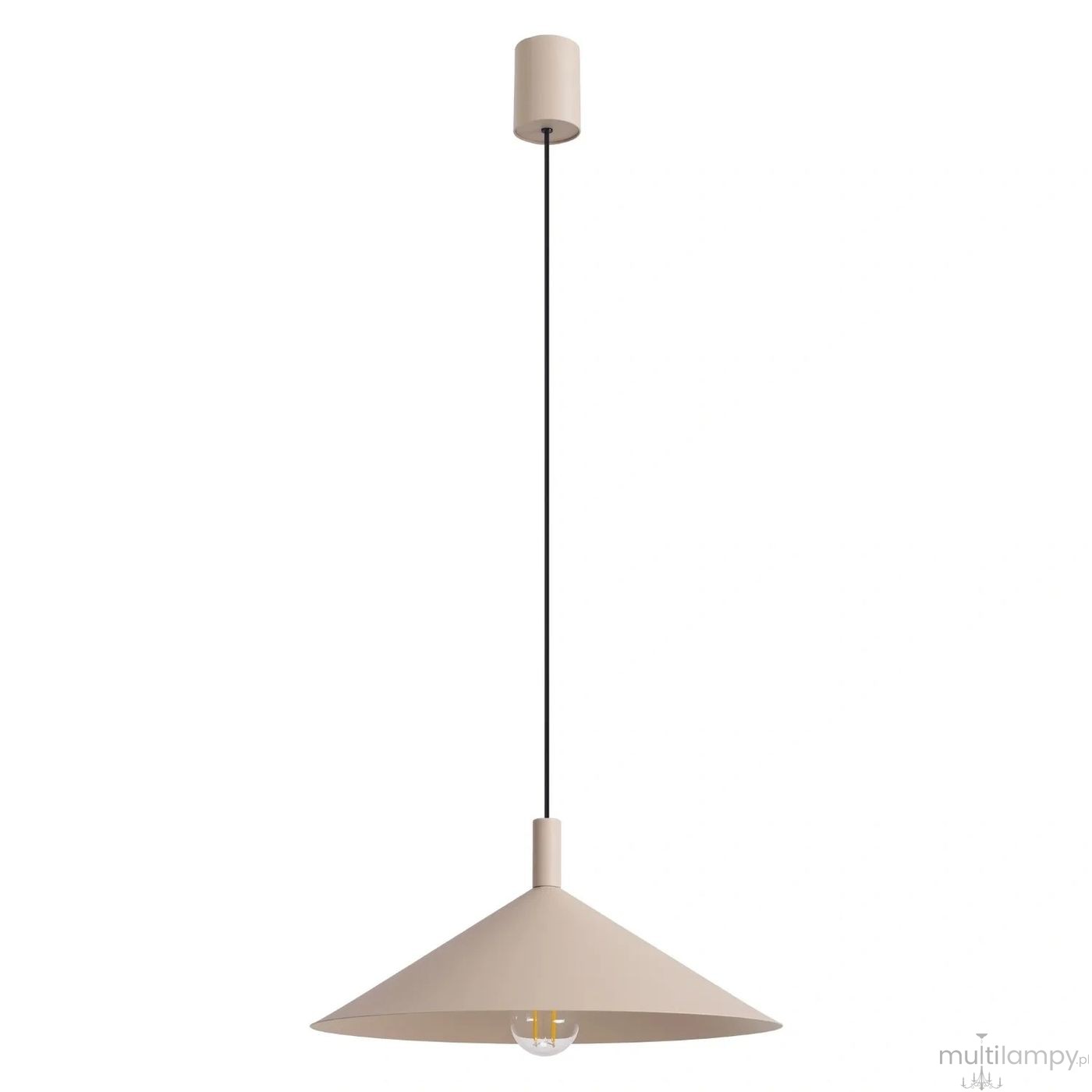 Nox D40 lampa wisząca E27 taupe SL.2542
