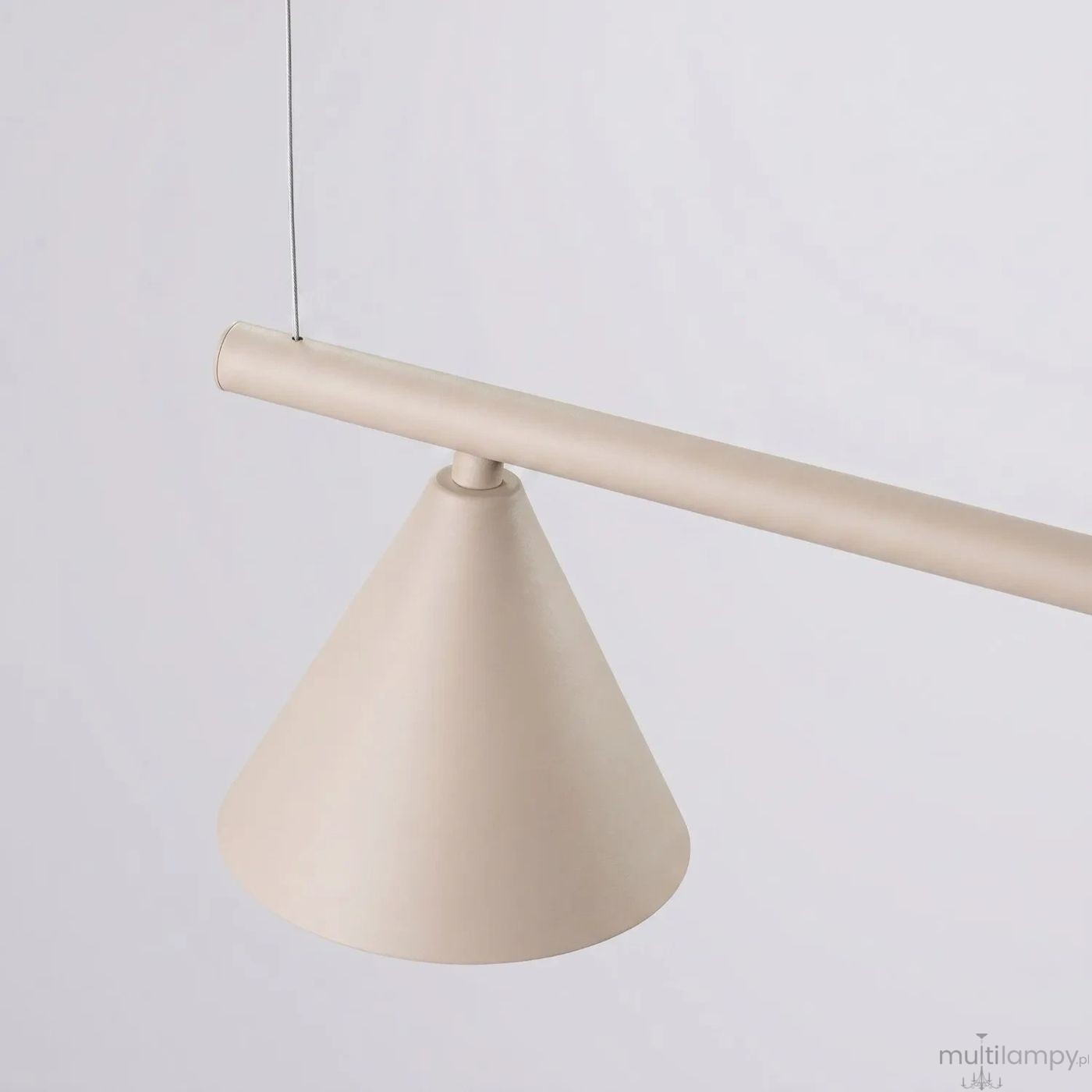 Nox 4L lampa wisząca 4xE14 taupe SL.2557