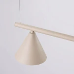 Nox 4L lampa wisząca 4xE14 taupe SL.2557