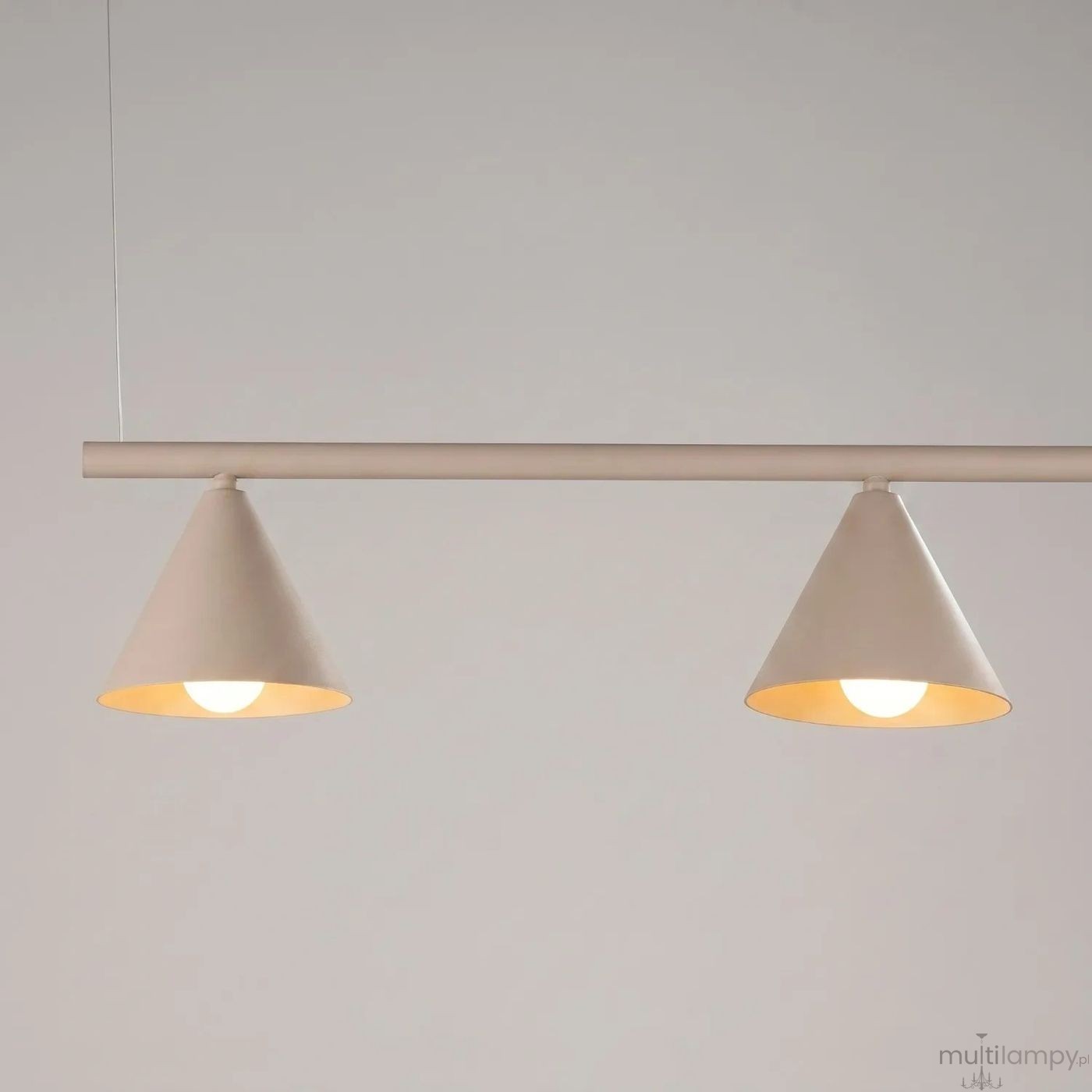 Nox 4L lampa wisząca 4xE14 taupe SL.2557