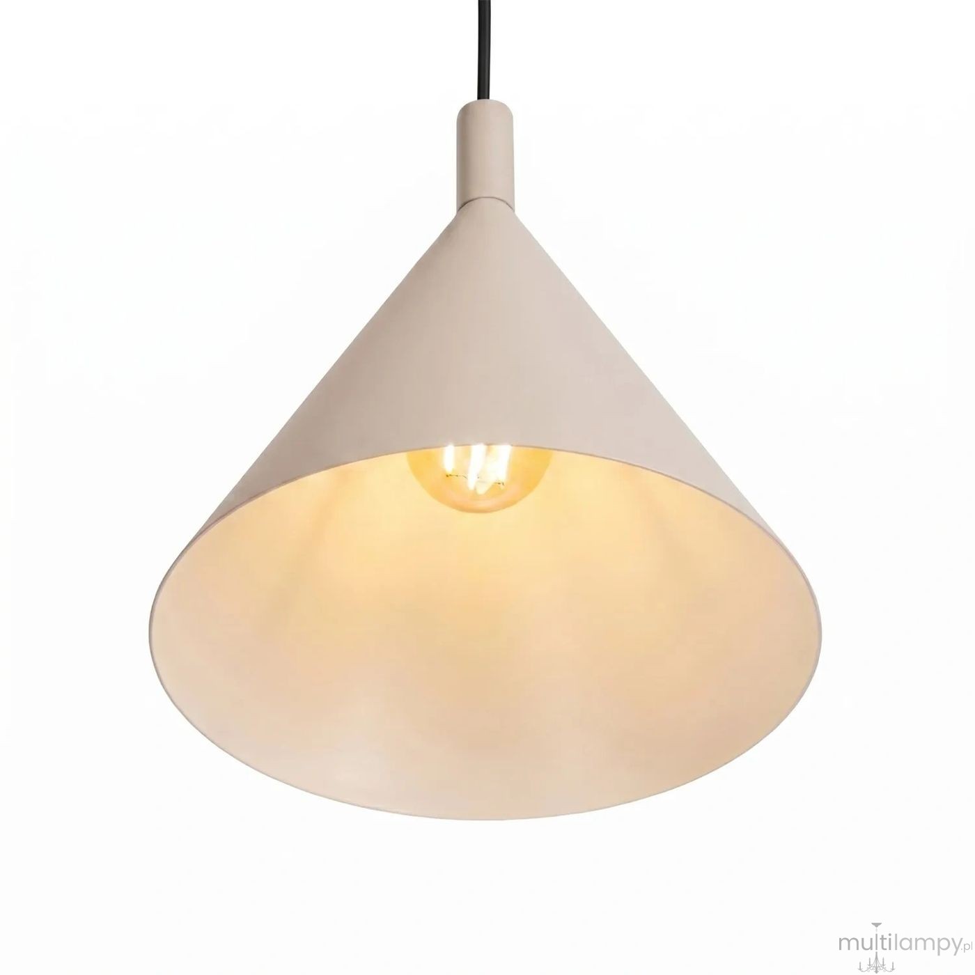 Nox D25 lampa wisząca E27 taupe SL.2527