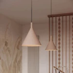 Nox D25 lampa wisząca E27 taupe SL.2527