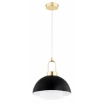 Favorite Glass lampa wisząca 1xE27 złota/czarna 61699