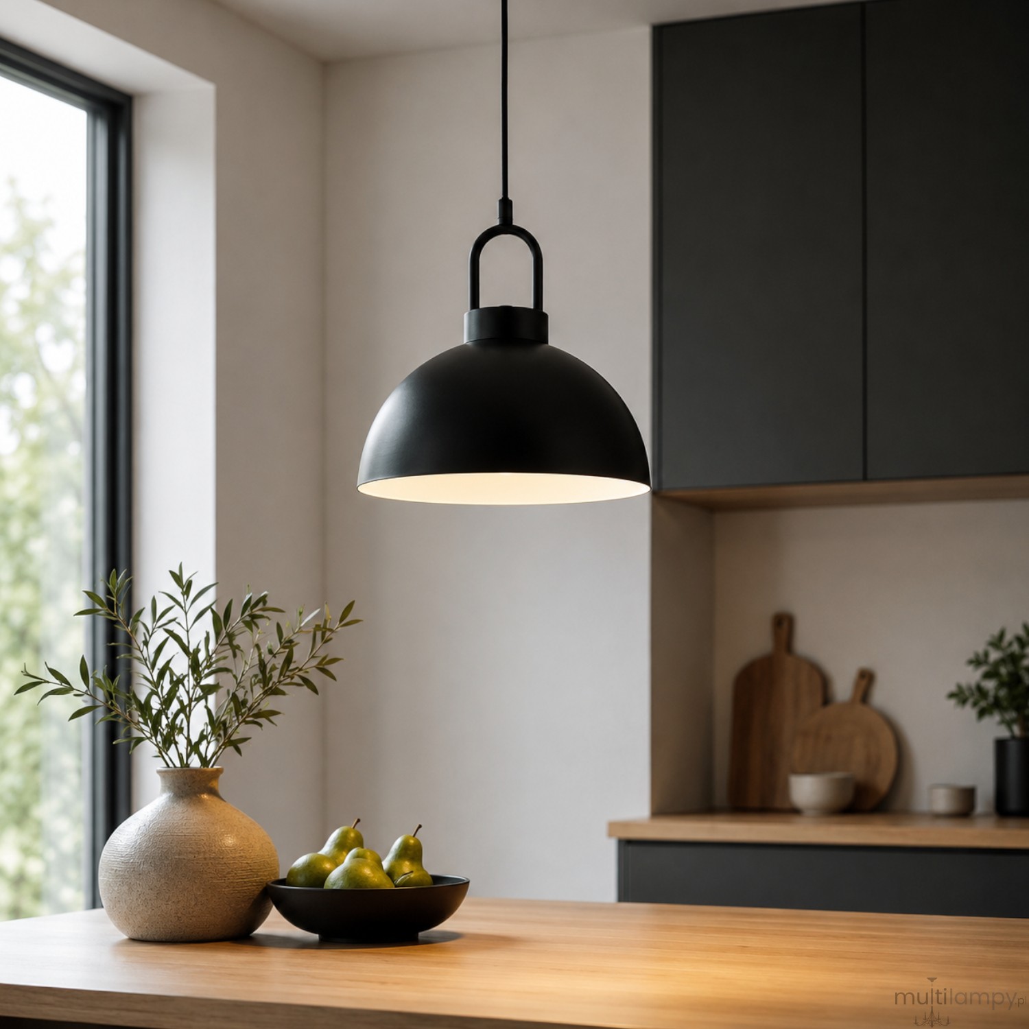 Favorite lampa wisząca 1xE27 czarna 61698