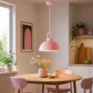 Favorite lampa wisząca 1xE27 różowa 61697