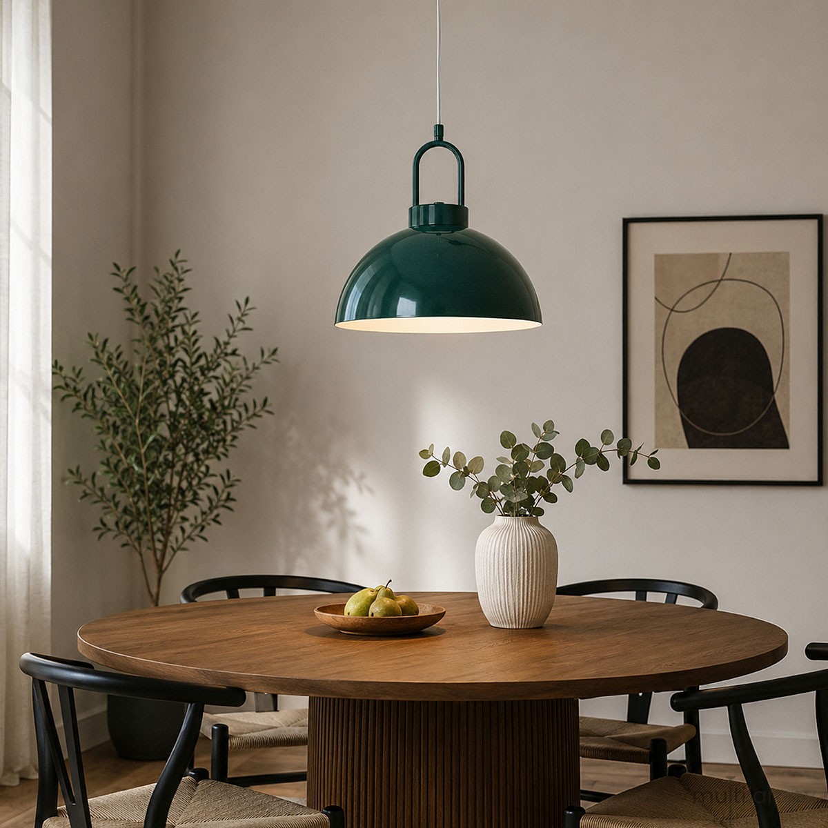Favorite lampa wisząca 1xE27 zielona 61695