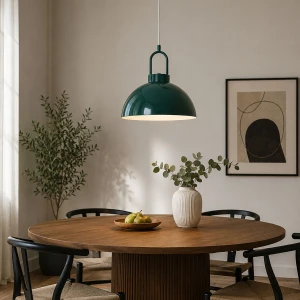 Favorite lampa wisząca 1xE27 zielona 61695