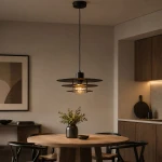 Elen lampa wisząca 1xE27 czarna 61670
