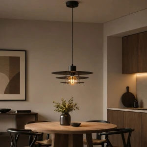 Elen lampa wisząca 1xE27 czarna 61670