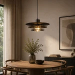 Elen lampa wisząca 1xE27 ciemny brąz 61669