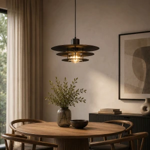 Elen lampa wisząca 1xE27 ciemny brąz 61669