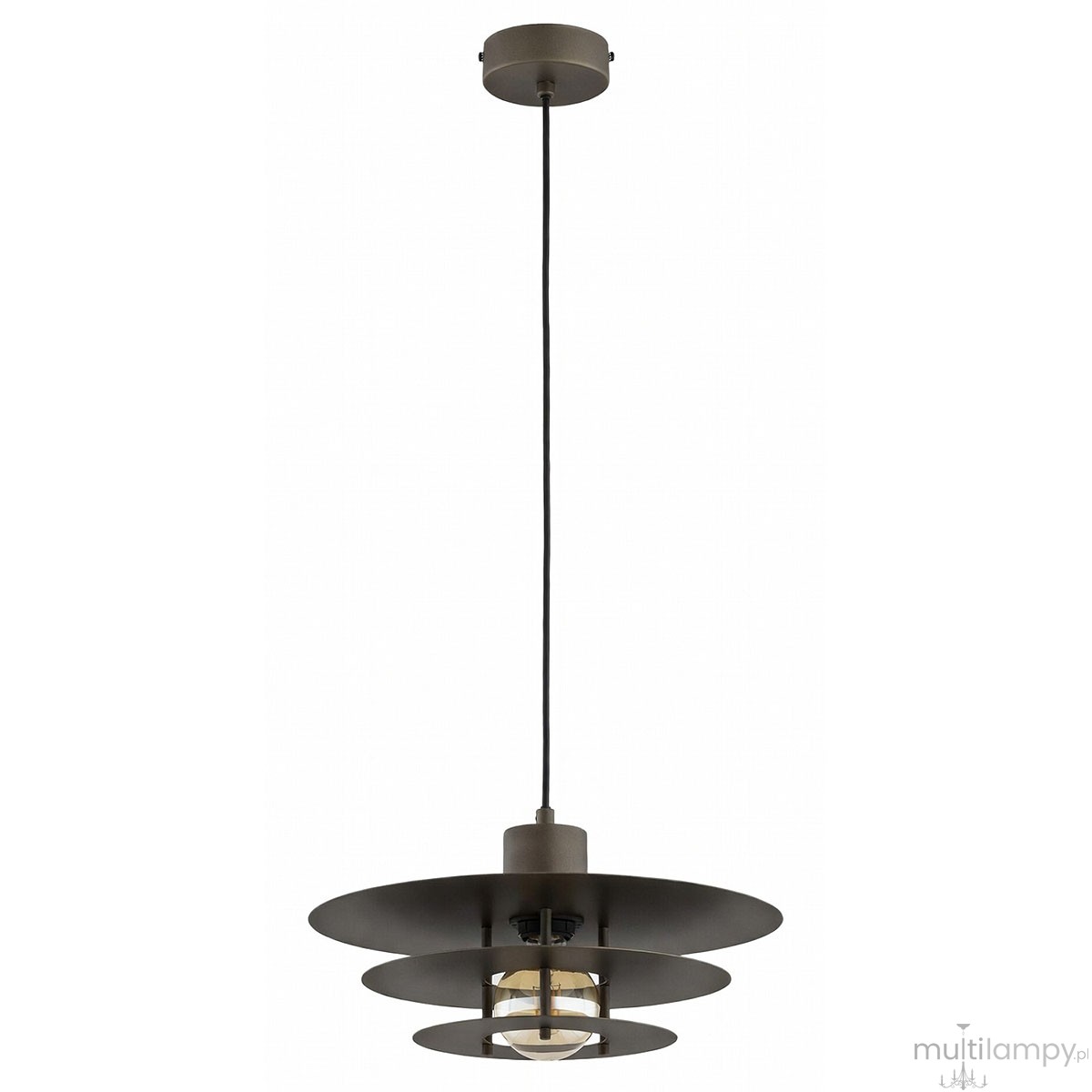 Elen lampa wisząca 1xE27 brązowa 61560