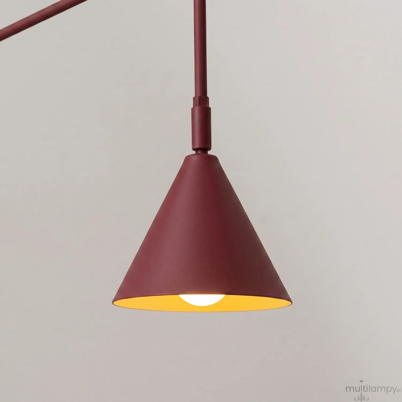 Nox kinkiet E14 burgund SL.2289