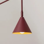 Nox kinkiet E14 burgund SL.2289