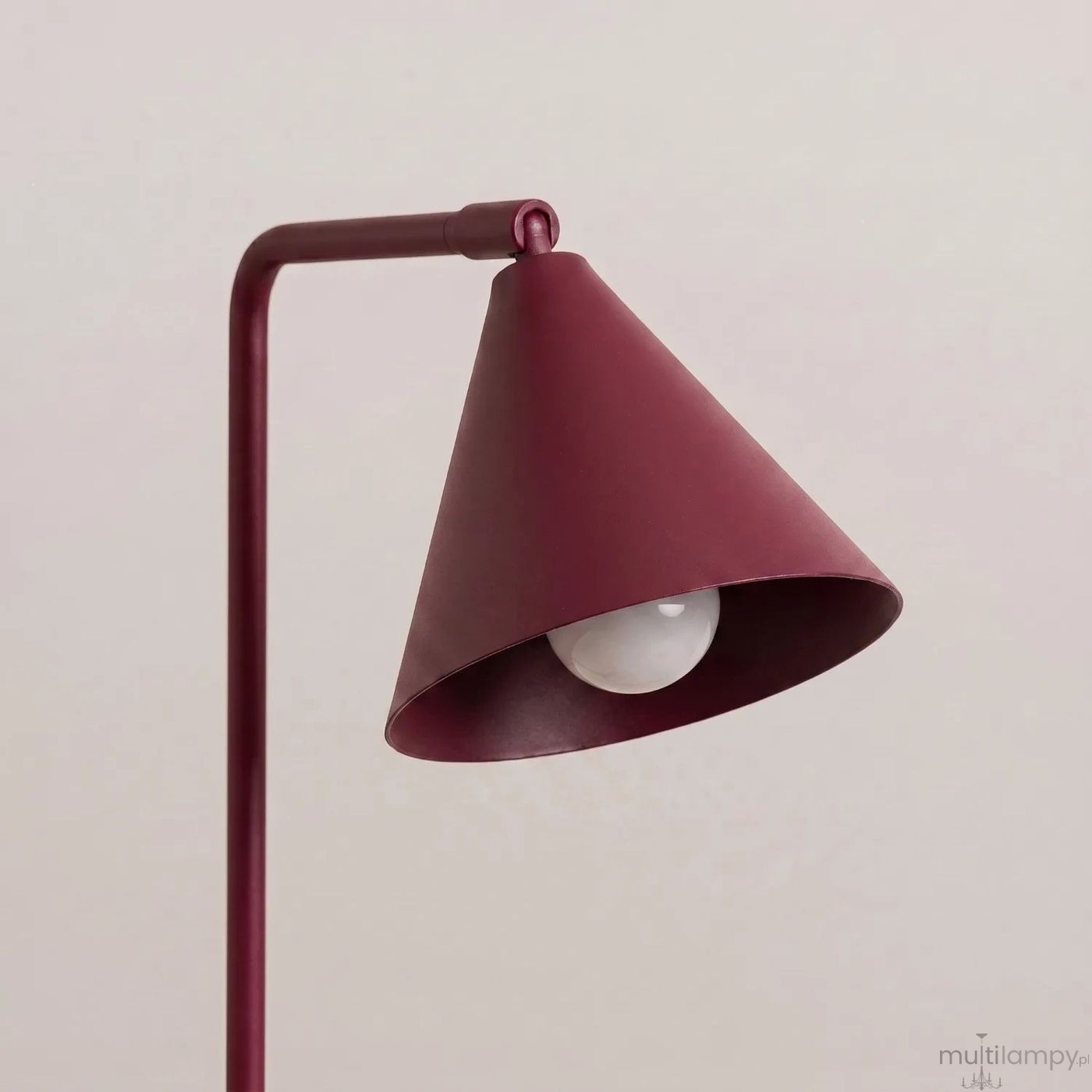 Nox lampa biurkowa E14 burgund SL.2573