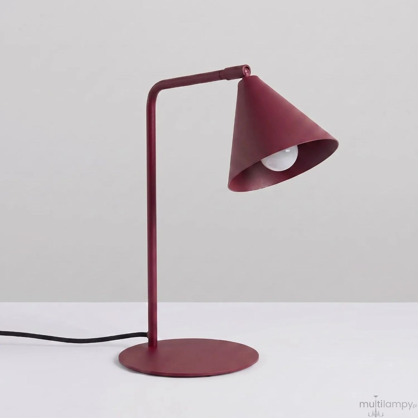 Nox lampa biurkowa E14 burgund SL.2573