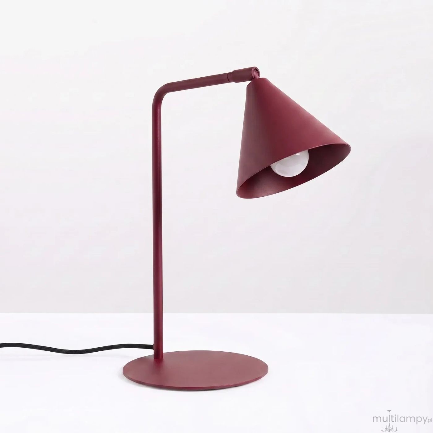 Nox lampa biurkowa E14 burgund SL.2573