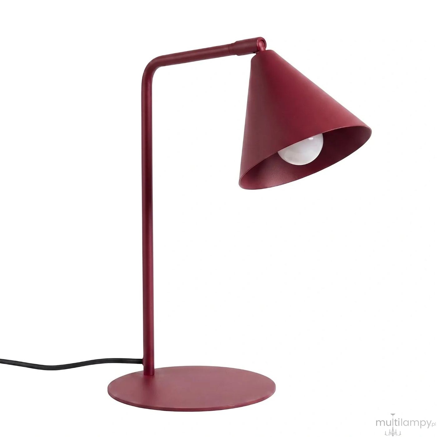 Nox lampa biurkowa E14 burgund SL.2573