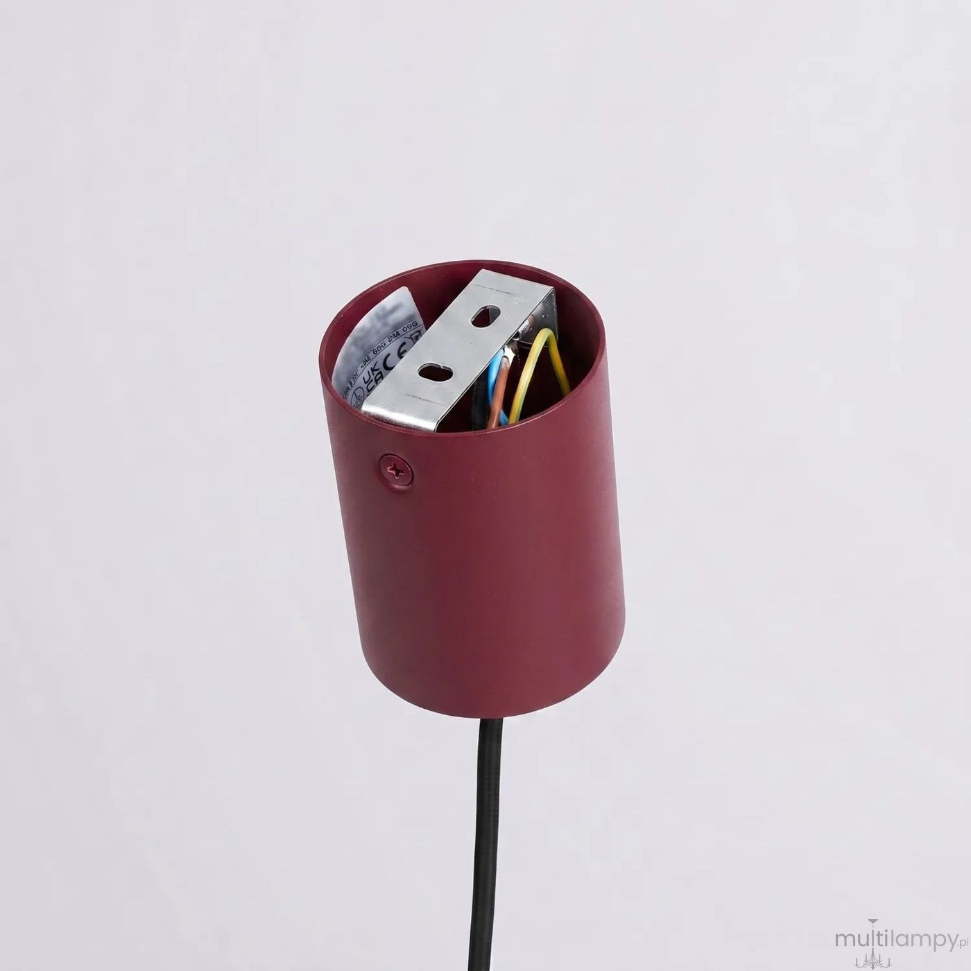 Nox D25 lampa wisząca E27 burgund SL.2528