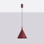 Nox D25 lampa wisząca E27 burgund SL.2528